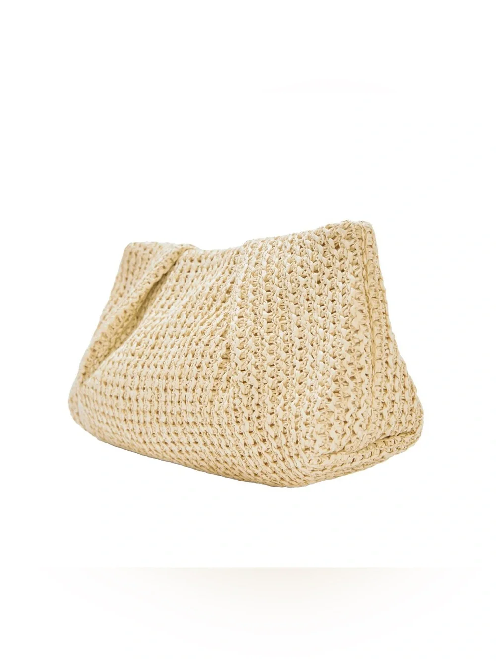 Capittana Oversized Raffia Clutch
